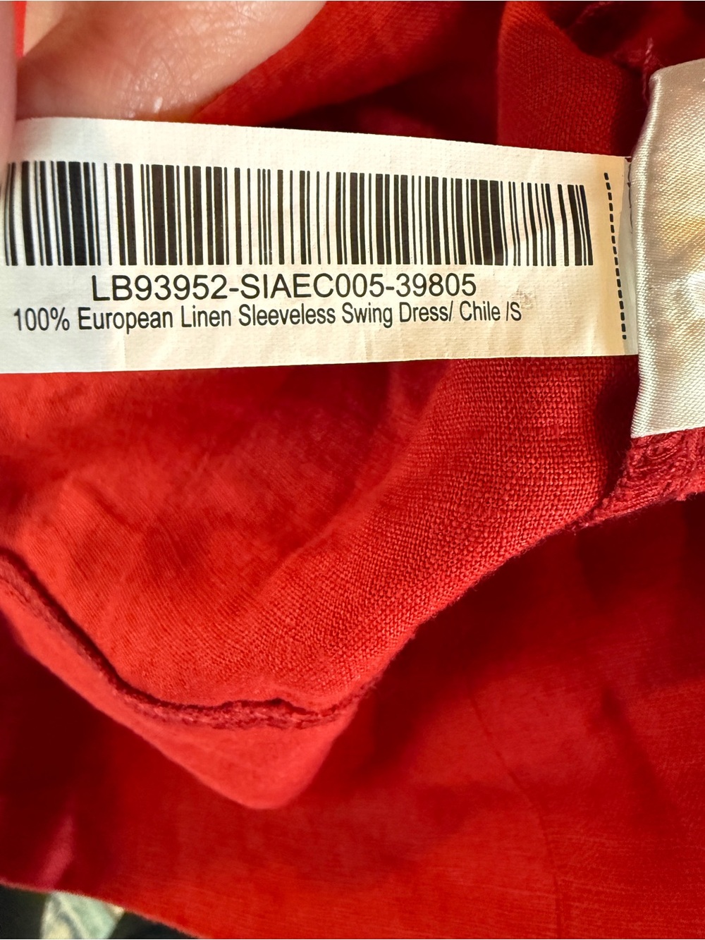 EUC Quince 100% European Linen Sleeveless Swing Dress in Chile - Picture 11 of 11